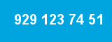 929 123 74 51 929 123 74 51